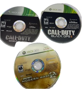 CALL OF DUTY BLACK OPS 2 II & World At War Xbox 360 (Xbox One) Lot. Disc's Only. - Picture 1 of 2