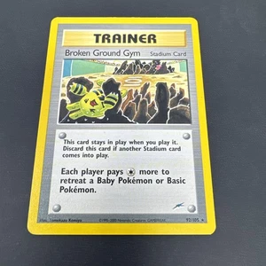 Broken Ground Gym 92/105 Neo Destiny Unlimited | Vintage MP - Picture 1 of 5