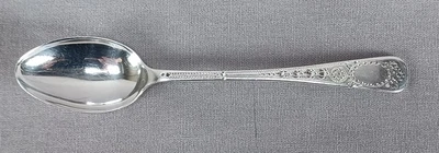 Cuchara de plata esterlina Josiah Williams & Co London corte brillante alrededor de 1918 Foto 1 de 4