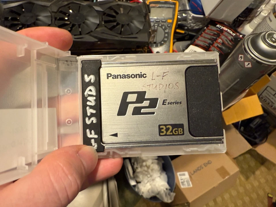 Panasonic 32GB P2 Card AJ-P2E032XG E-Series Card Panasonic - Image 1 of 1
