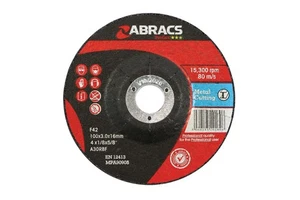 Connect Abracs Metal Grinding Discs 100mm x 6.0mm 25pc 32193 - Picture 1 of 1