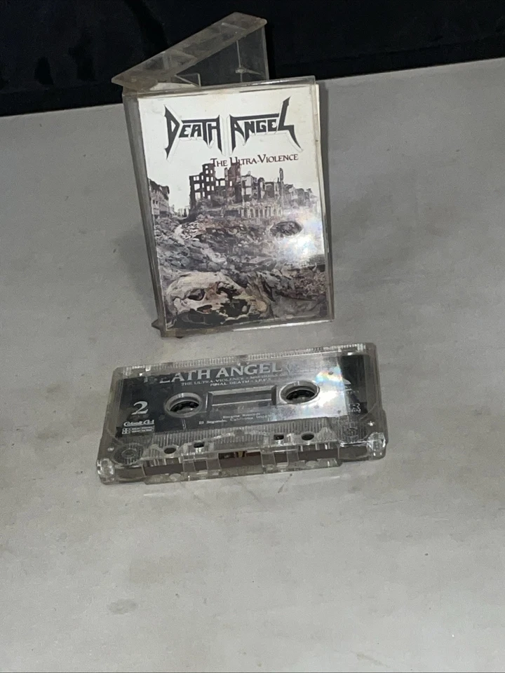 DEATH ANGEL 'THE ULTRA-VIOLENCE' 1ST EDITION CASSETTE 1987 ENIGMA EXCELLENT COND - Image 1 of 1
