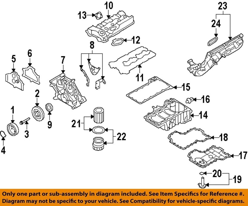BMW OEM 10-21 328d xDrive Engine Engine Parts-Level Sensor 12618608780 - Image 1 of 1