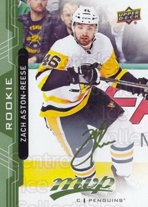 2018-19 Upper Deck MVP Green Script #236 Zach Aston-Reese