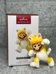 Hallmark Keepsake Cat Mario Nintendo Super Mario 2023 Christmas Ornament - NEW - Picture 1 of 9