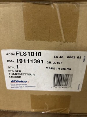 Genuine GM OEM AC FLS1010 / 19111391 Fuel Tank Meter / Pump Sender 1992-1995 NOS - Image 1 of 2