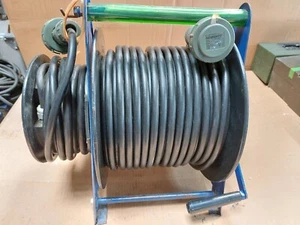 Kabeltrommel HAGIST 230V 50m, Verlängerungskabel THW Feuerwehr Schleifring - Bild 1 von 4