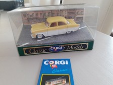 1960s Yellow over White 1:43 Corgi Ford Zephyr Zodiac Mk 2 Original Box Perfect 