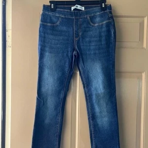 Old Navy Girls Skinny Jeans XL 14/16 Pull-On Dark Wash Built-In Tough NWOT - Picture 1 of 9