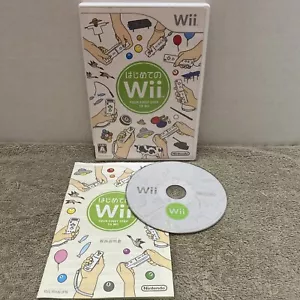 Hajimete no Wii Your First Step to Wii Nintendo Wii Japan import US Seller - Picture 1 of 8
