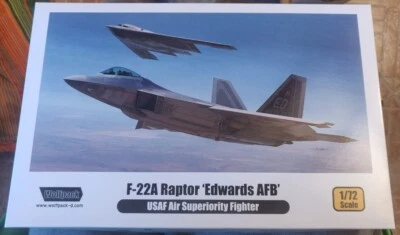 F-22A Raptor "Edwards AFB" (Academy+Photo etched parts) Wolfpack WP17210 1/72 - Immagine 1 di 4