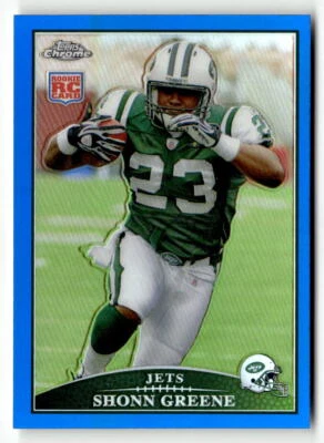 2009 Topps Chrome #TC176 Shonn Greene Blue Refractors - Image 1 of 2