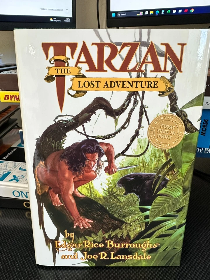 Tarzán La Aventura Perdida por Edgar Rice Burroughs Caballo Oscuro Novela Tapa Dura NUEVO Foto 1 de 1