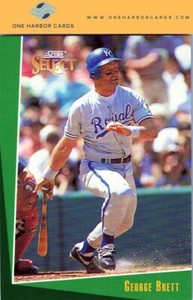 1993 Select Kansas City Royals Baseball Card #78 George Brett