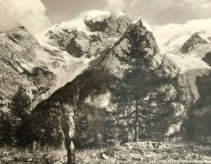 Vintage Photographs Orher mit Berglihutte vom Weissen Knott Landscape - Picture 1 of 8