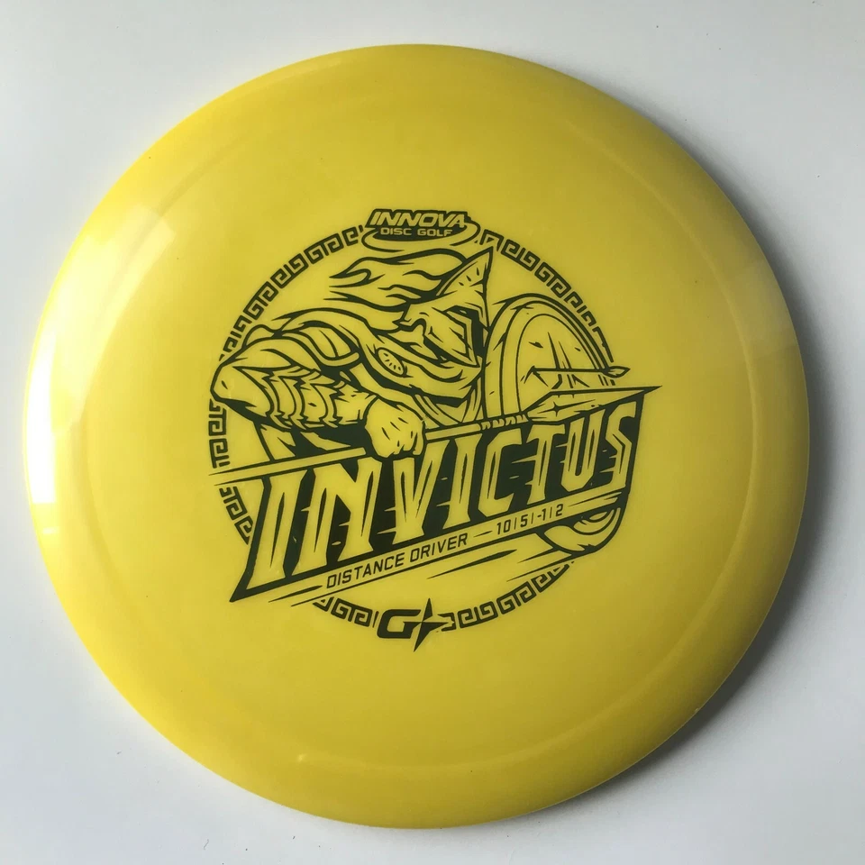 DISC GOLF INNOVA GSTAR INVICTUS DISTANCE DRIVER 175g YELLOW - Image 1 of 1