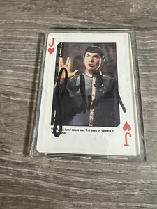 Leonard Nimoy Spock Star Trek Autogramm signed Spielkarte Jack Of Hearts 49 - Bild 1 von 2