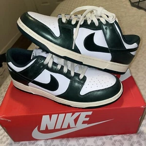 Size 10 - Nike Dunk CL Low Pine Green - Picture 1 of 10