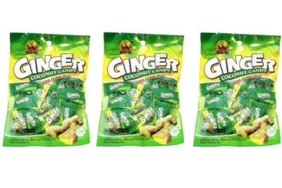 3 Bags of Chun Guang Ginger Coconut Candy - Image 1 of 4