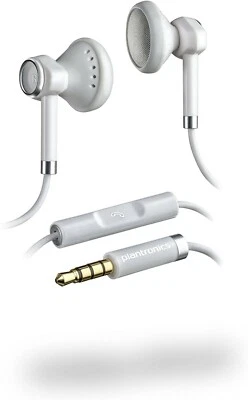PLANTRONICS BACKBEAT 116 STEREO HEADPHONE WHITE FOR IPHONE SMARTPHONE MP3 iPod - Image 1 of 3