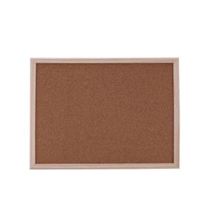 Cork Board Tiles Square Wall Tile Cork Notice Board Decorative Framed Corkboard - Picture 1 of 12