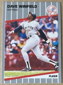 DAVE WINFIELD HOF 1989 FLEER Card #274 NM-MT Condition - Picture 1 of 2