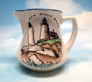 THE SEAGULL SHOP & CAFE Pemaquid Point Lighthouse MAINE restaurant ware - Picture 1 of 6