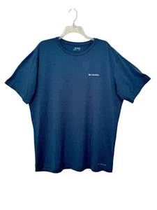 Columbia Sportswear Para Hombres XL Denim Azul Omni Tono Manga Corta Suave Camiseta - Imagen 1 de 9