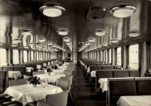 DDR SCHIFFE Luxus-Fahrgastschiff Schiff Innenansicht 1967 Weiße Flotte Berlin - Imagen 1 de 2