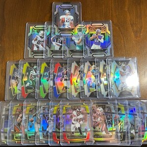 2021 Select Football Die Cut Silver & Tri-Color Prizms, RC - Pick Your Card
