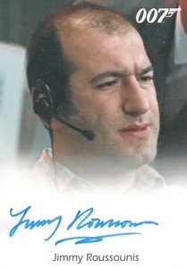 James Bond Archives 2017 - Jimmy Roussounis ‘Pipeline Technician’ Autograph Card
