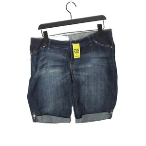 Mamas & Papas Women's Shorts UK 10 Blue Cotton with Elastane Mom - Picture 1 of 6