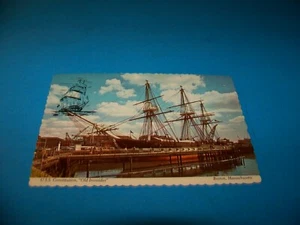 U.S.S. Constitution "Old Ironsides"  Boston, Massachusetts Vintage Postcard  - Picture 1 of 2