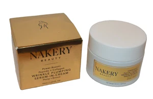 Suero bombeo de arrugas Nakery en crema péptidos Power Boost colágeno 1,69 oz - Imagen 1 de 8