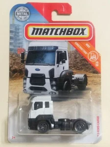 MATCHBOX '13 FORD GARGO 10/20 MBX CONSTRUCTION WHITE 1/64 DIECAST TRAILER NEU - Bild 1 von 3
