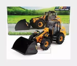 1:32 BRITAINS Jcb Tm4205 Ruspa Gommata Tractor Scraper Yellow Black LC43372 Mode - Picture 1 of 2