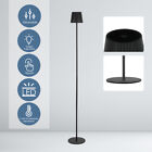 51" Metal Floor Lamp Light With 8 Adjustable Height Reading Standing Black a