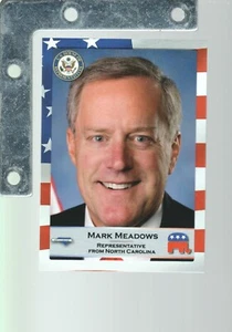 Fascinating Cards 2020 US Congress #395 Mark Meadows GOP TRUMP CHIEF OF STAFF - Picture 1 of 2