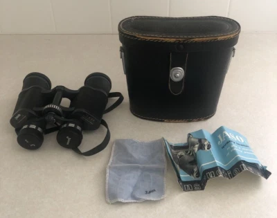 Vintage Jason Statesman 7x35 Binoculars w/ Original Case, Booklet, and Cloth - Image 1 of 4