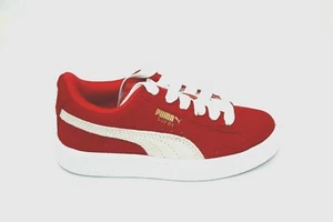 Puma 360757-03 Suede Little Kid PS High Risk Red/White Sneaker - Picture 1 of 9
