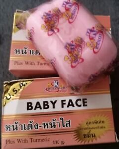 2 x USA Baby Face Soap 110g plus with Turmeric 