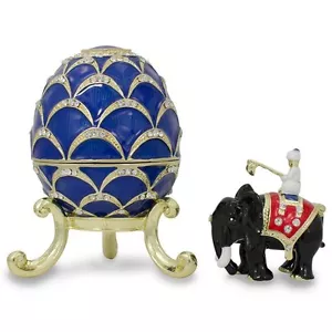 1900 Pine Cone Russian Faberge Egg - Picture 1 of 6