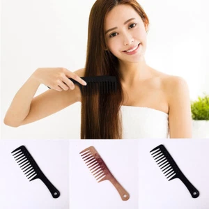 Cepillo desenredante enorme enorme enorme mango de cabello afro cepillo de dientes anchos - Imagen 1 de 14