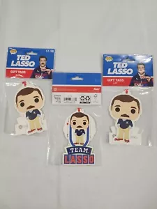FUNKO POP! CHRISTMAS BIRTHDAY GIFT TAGS (3 PACKS) TED LASSO - Picture 1 of 7
