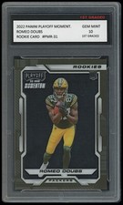Romeo Doubs 2022 Panini Playoff Momentum DP 1st Graded 10 Rookie Card RC Packers
