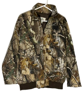 REDHEAD FOR HER BOMBER Style CAMO REALTREE JACKET SIZE LARGE FULL ZIP EUC - Picture 1 of 6