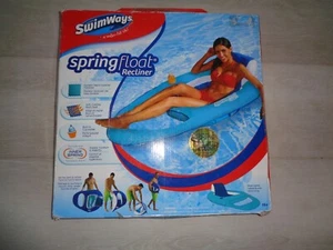 Swimways Spring Float Reclinable Piscina Azul Aqua - Imagen 1 de 1