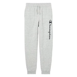 CHAMPION JUNIOR BOYS SWEATPANTS RIB JOGGERS GREY COMFY LOUNGE NEW BNWT SPORTS OG - Picture 1 of 6