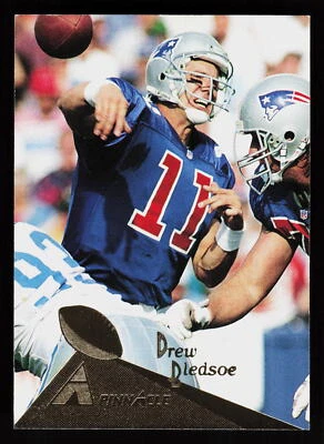 1994 Pinnacle Drew Bledsoe #92  Football  New England Patriots - Image 1 of 2
