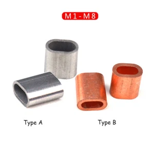 Steel Wire Rope Ferrules Crimping Sleeve Also For Marine Stainless Steel Wire  - Picture 1 of 8